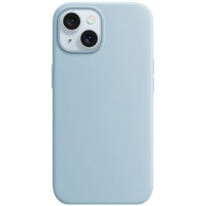 Silikonowy case na telefon iPhone bez logo w kolorze Jasnoniebieski