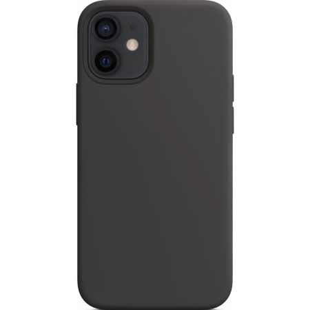Silikonowy case na telefon iPhone bez logo w kolorze Czarny